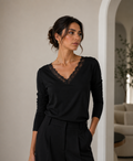 Lace touch top