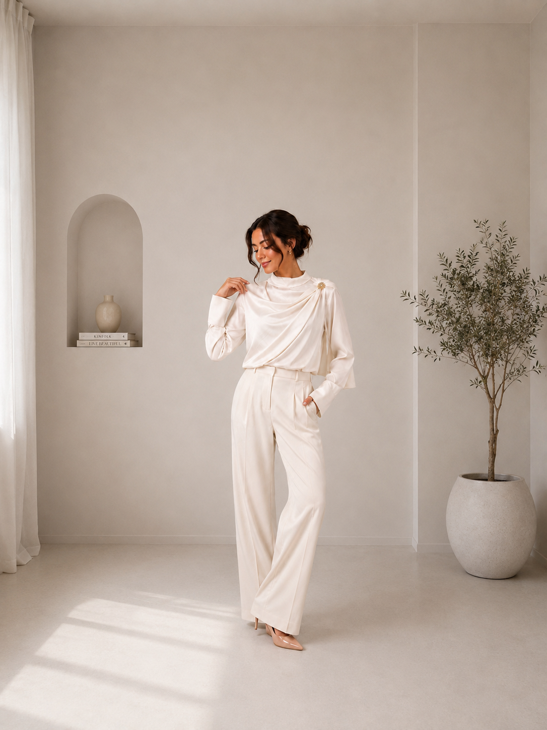 Draped Elegance Top