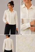 Ivory Bloom Shirt