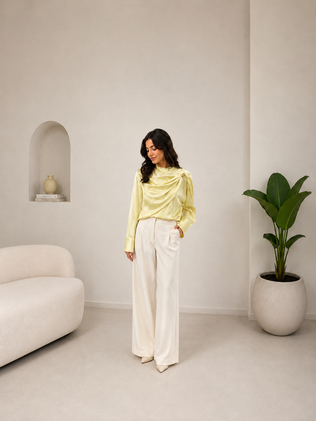 Draped Elegance Top