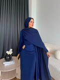 : Elegant Draped Maxi Dress