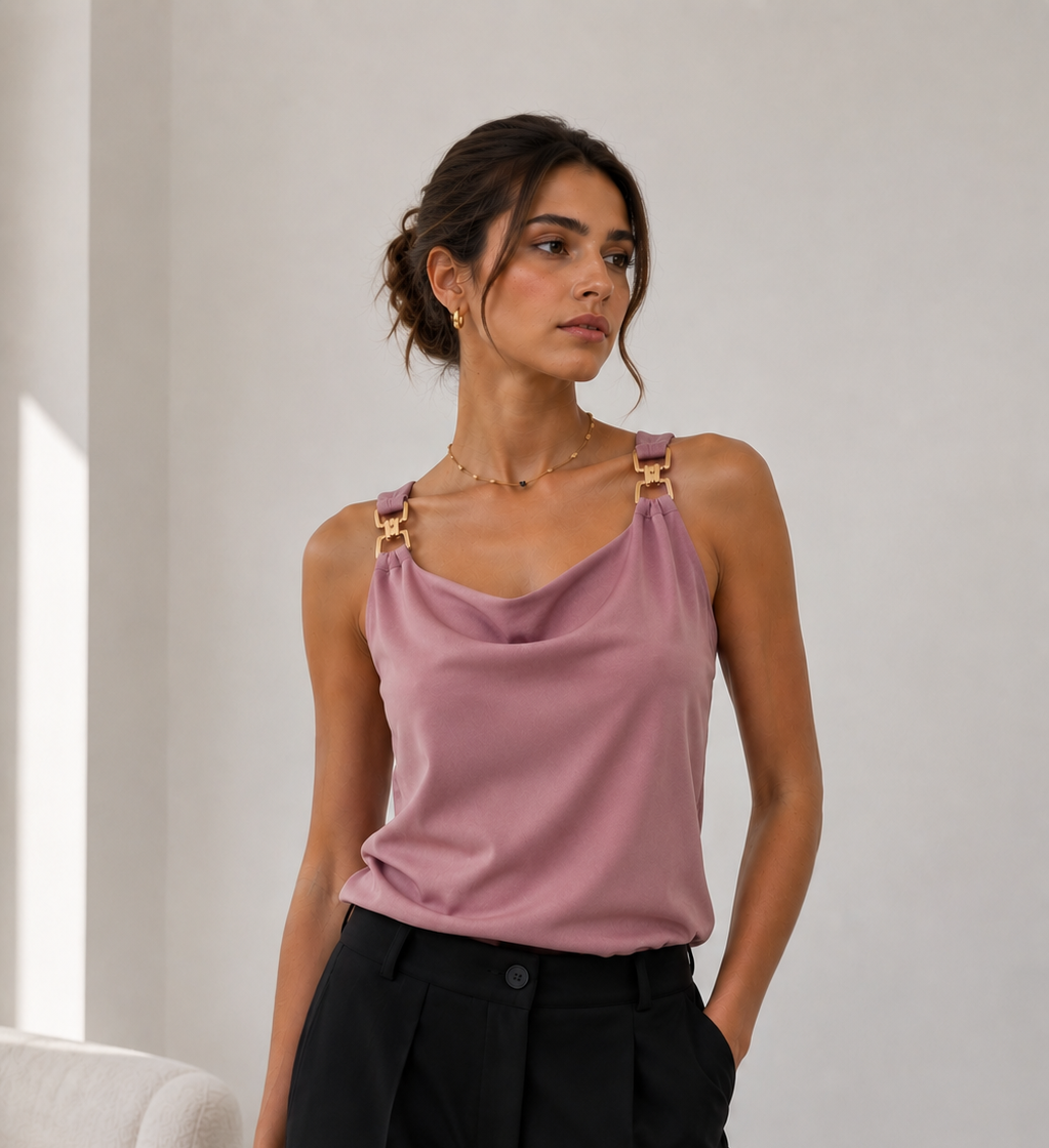 Golden Strap Top ✨