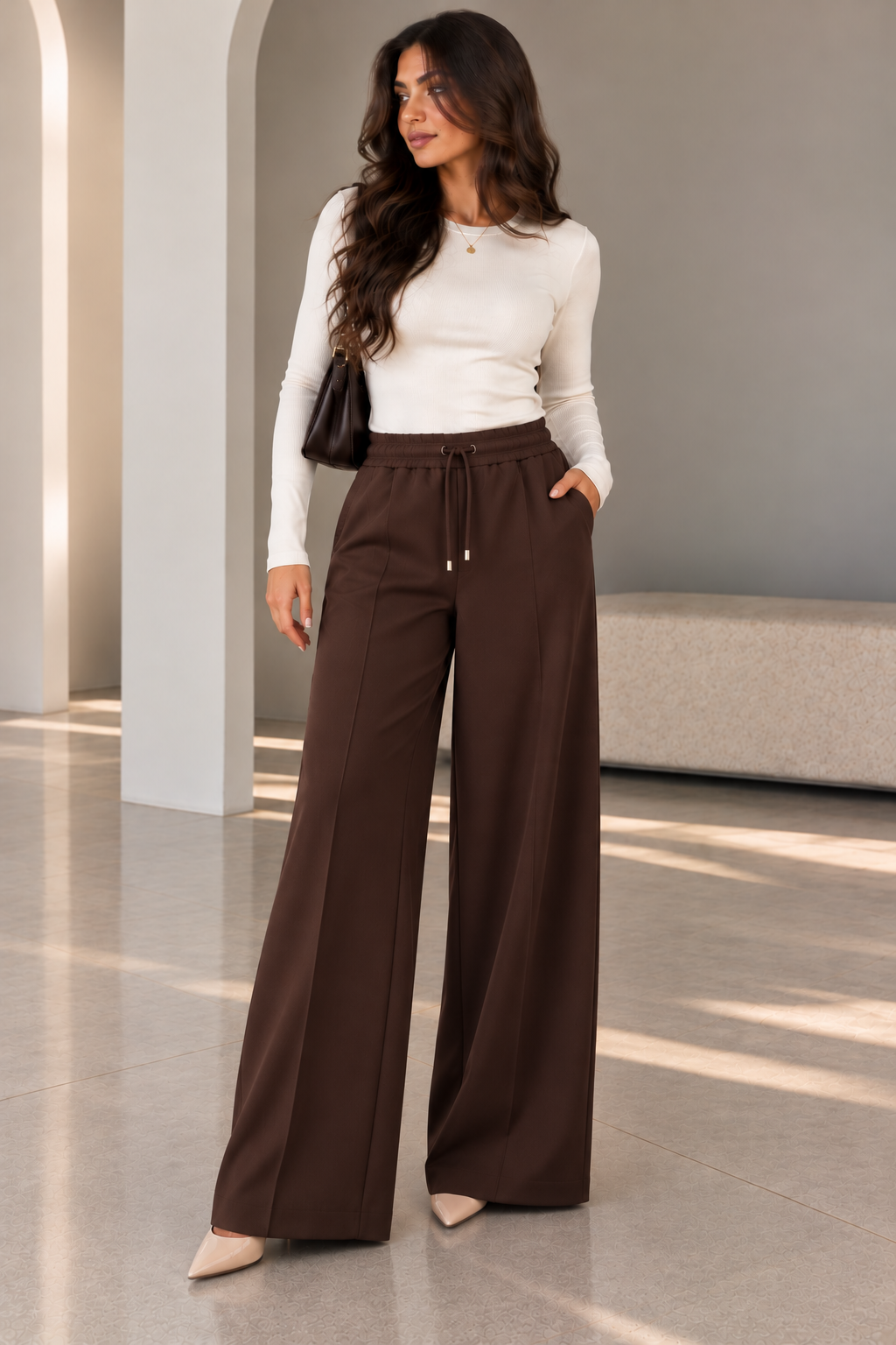 Essential Wide-Leg Pants