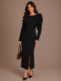 Selin Black Dress