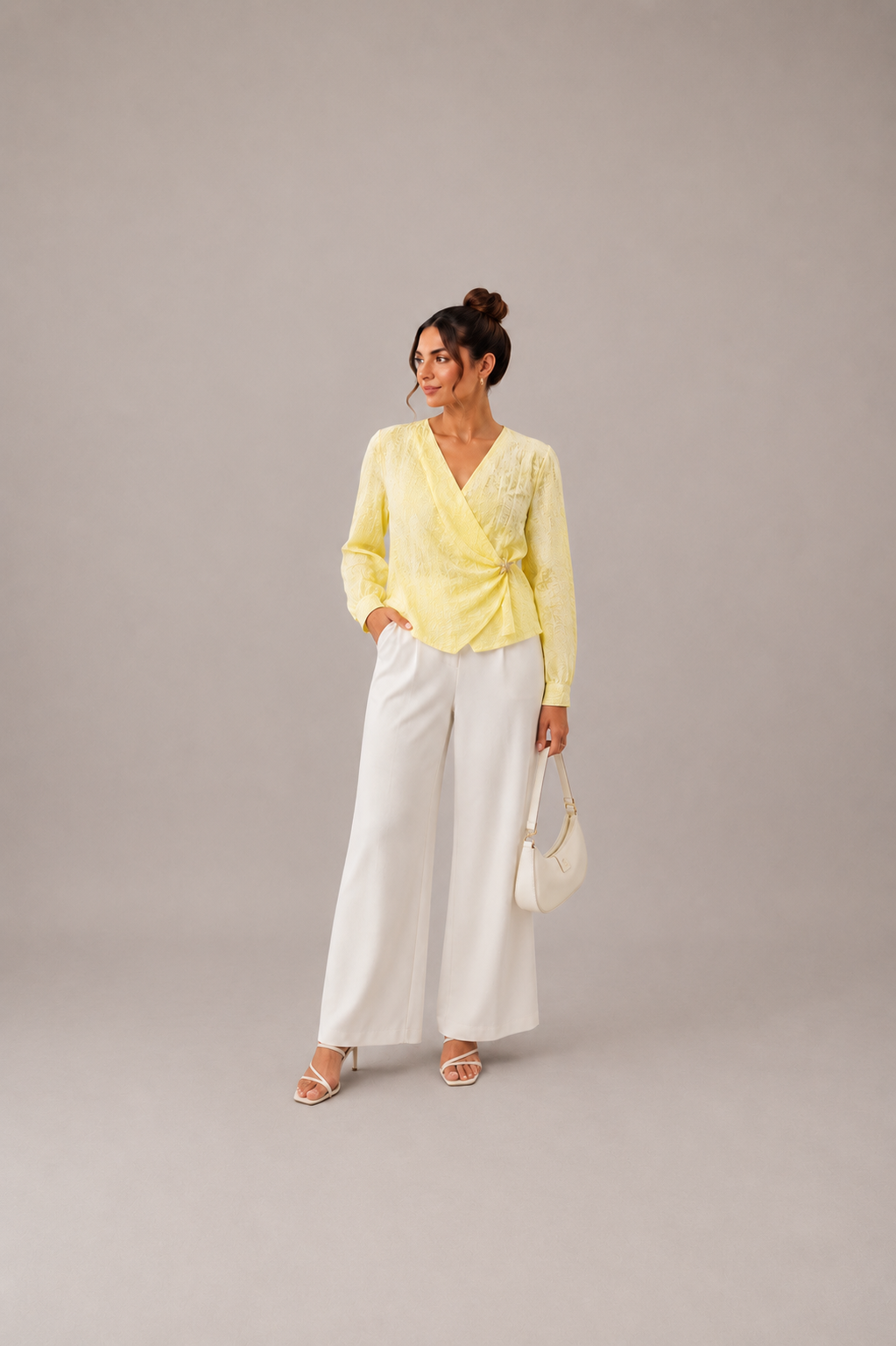 Luna Wrap Blouse