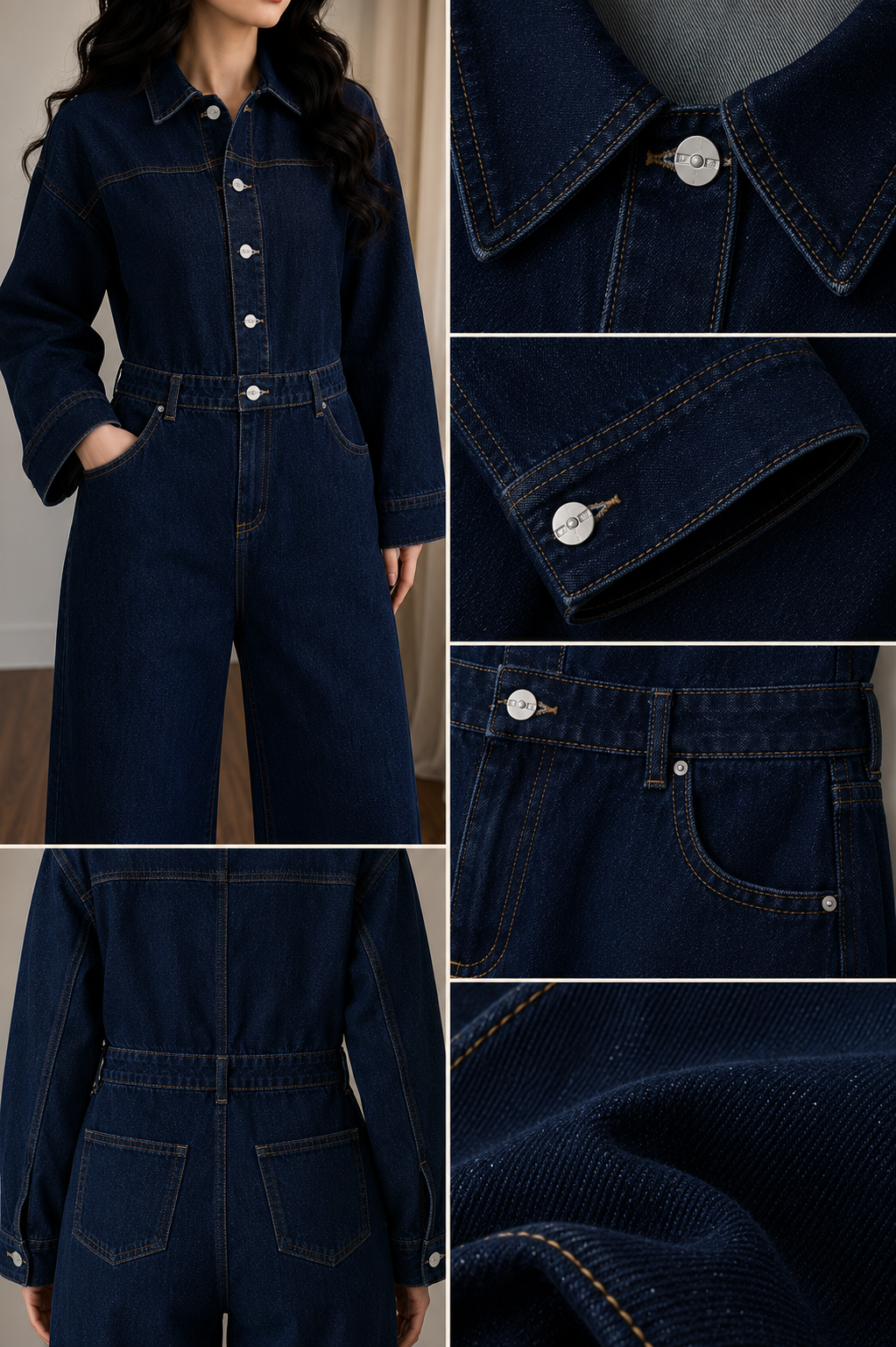 Urban Indigo Denim Jumpsuit