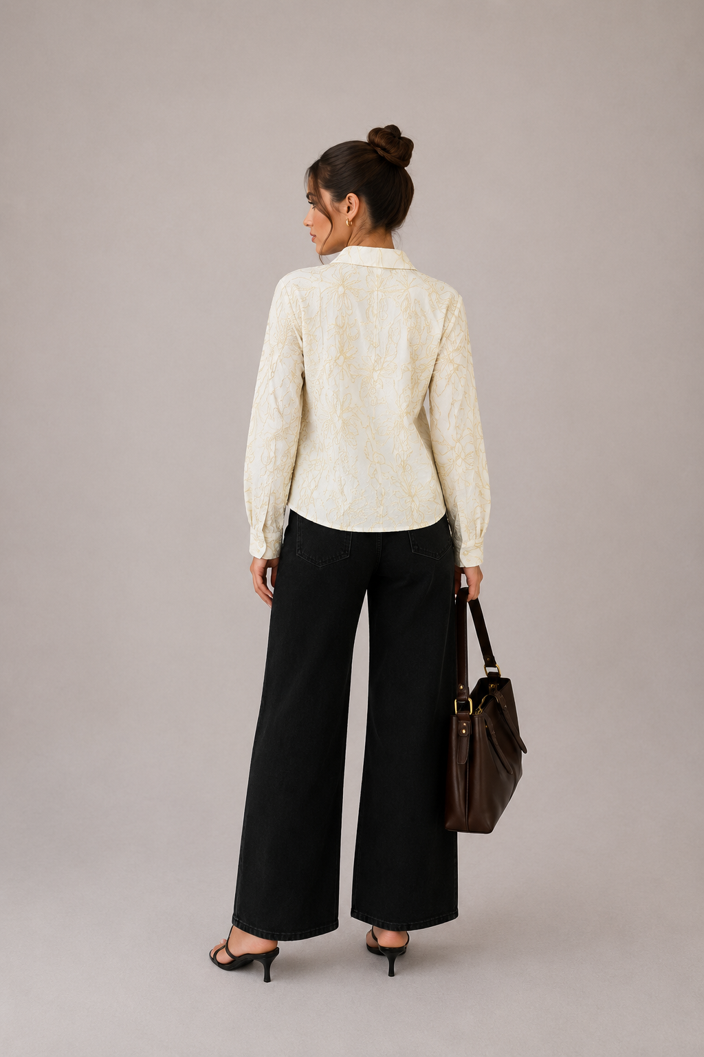 Ivory Bloom Shirt