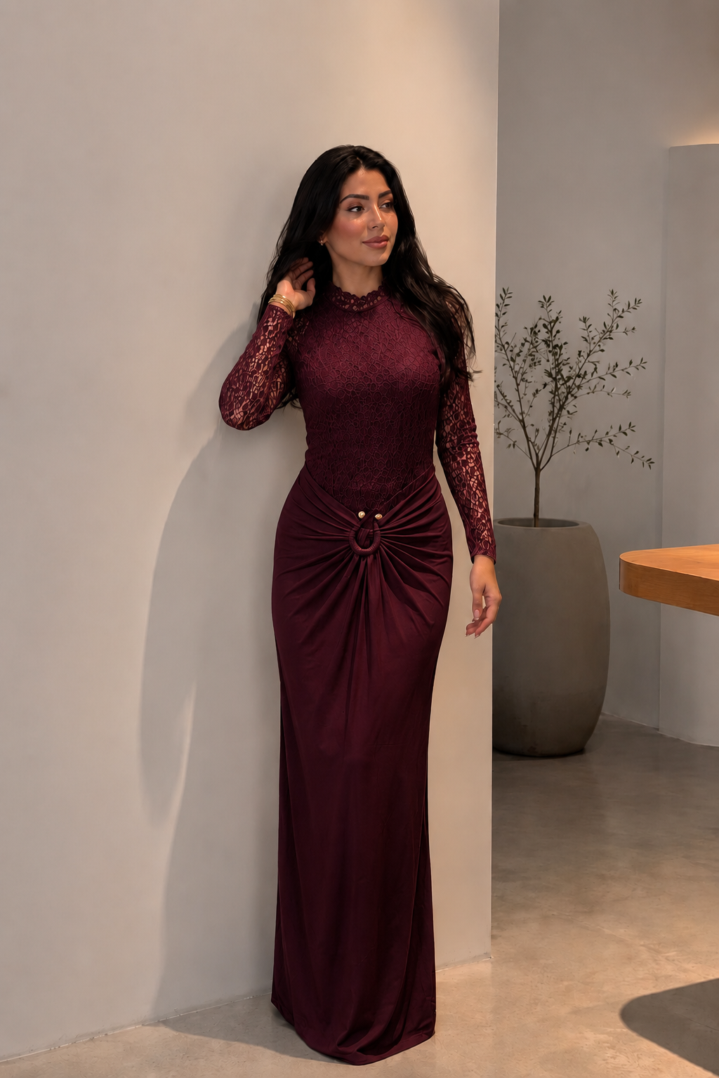 Grace Lace Maxi Dress