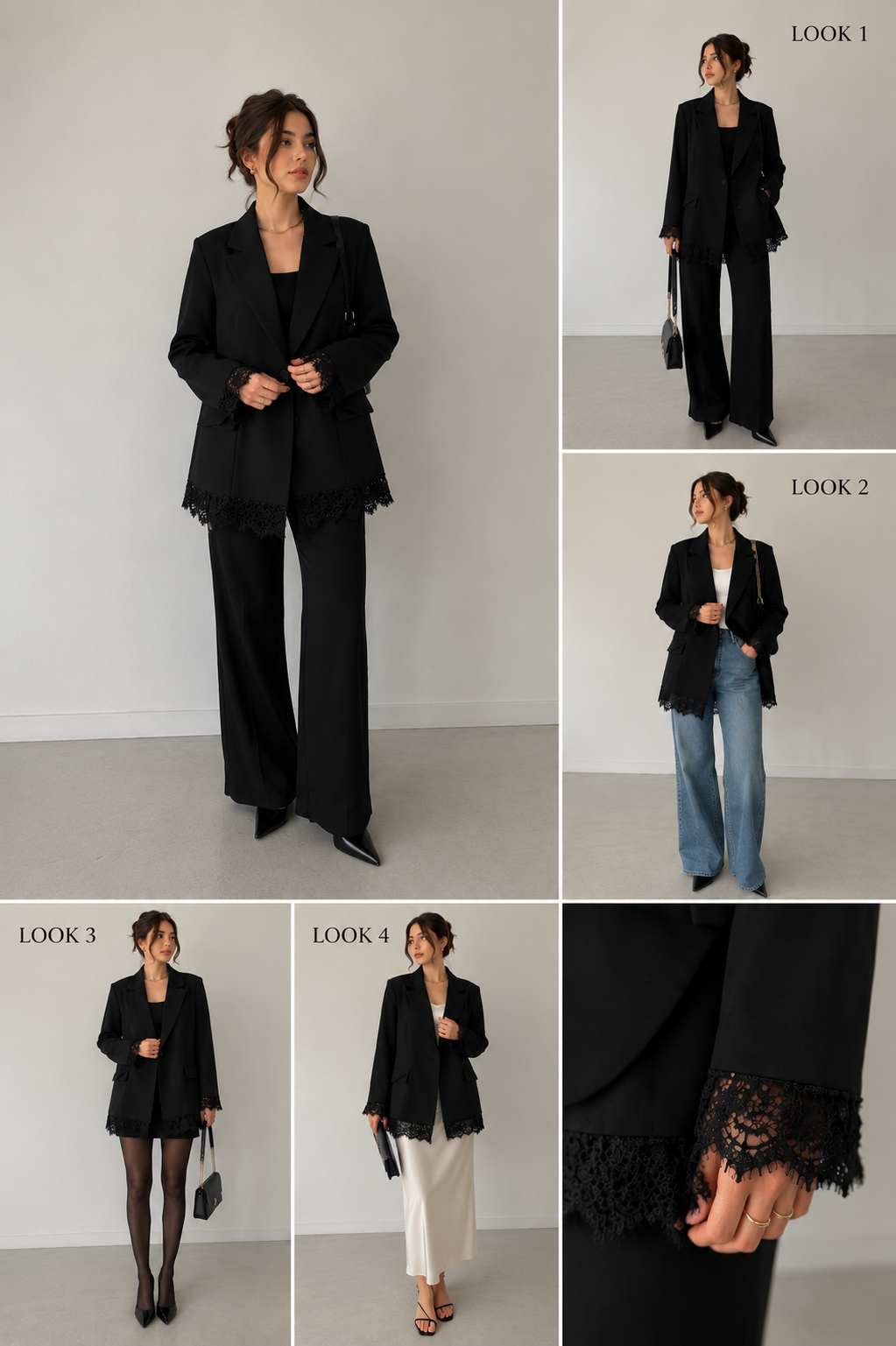 Lace blazer