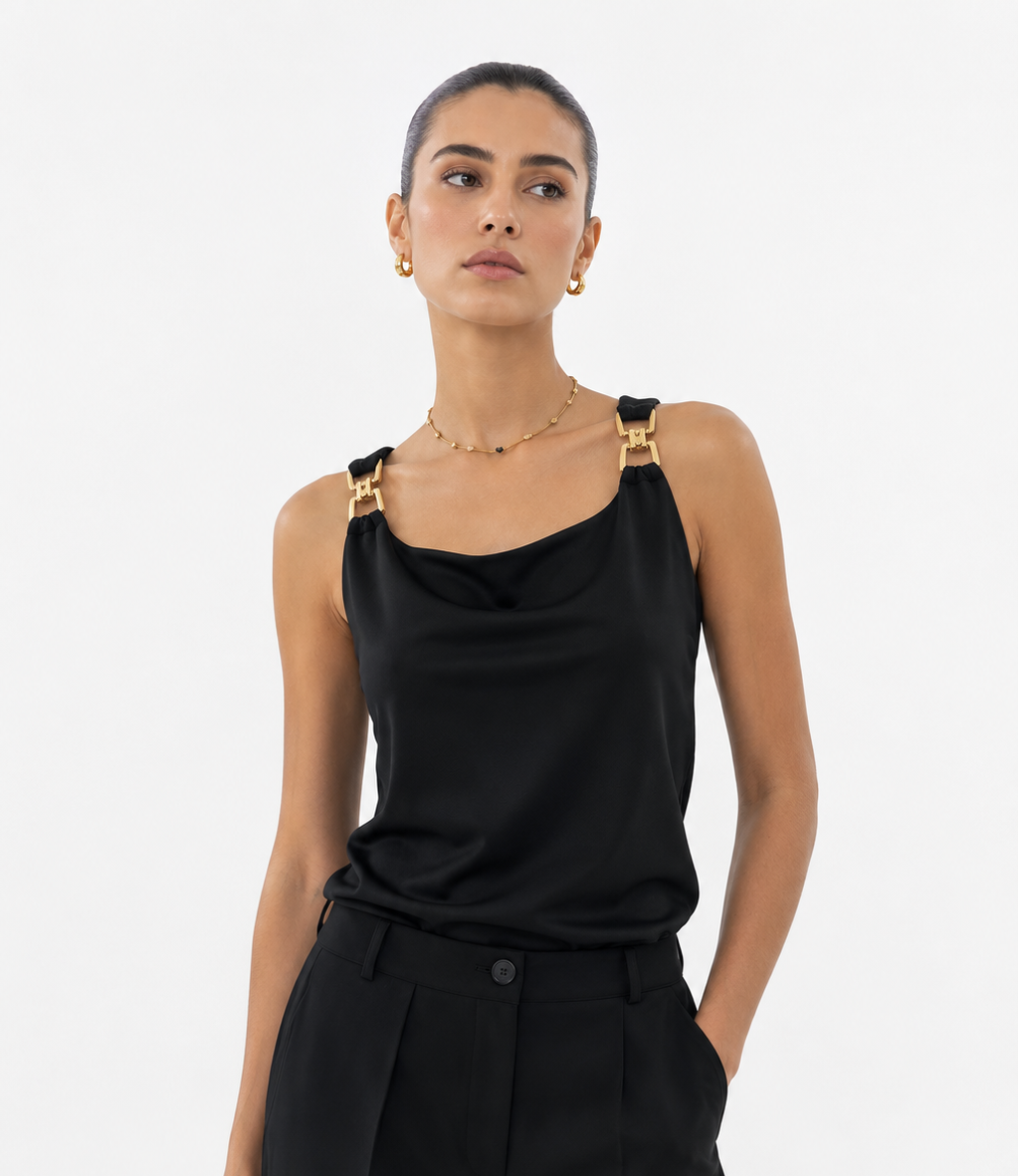 Golden Strap Top ✨