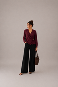 Luna Wrap Blouse