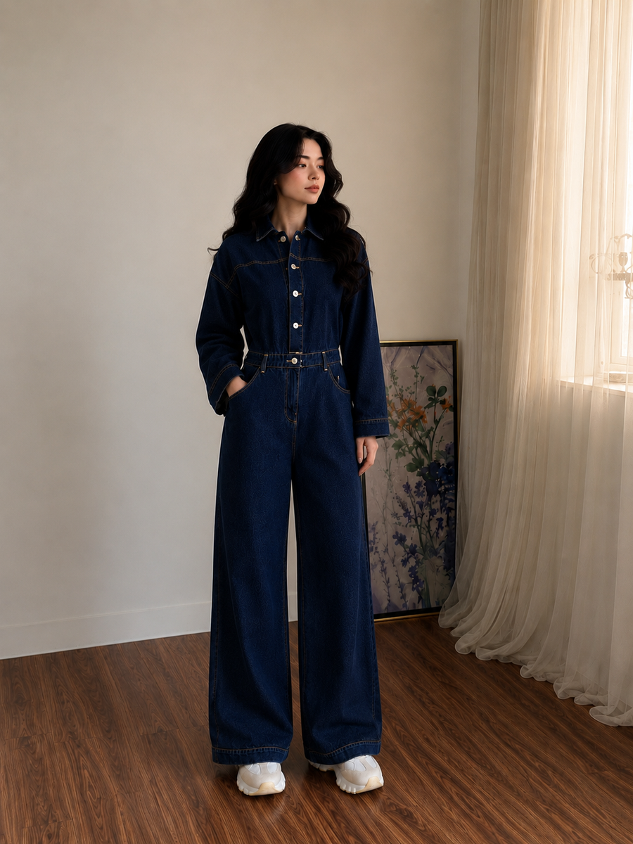 Urban Indigo Denim Jumpsuit