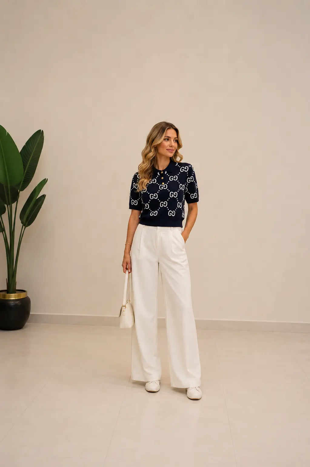 Iconic GG Knit Shirt