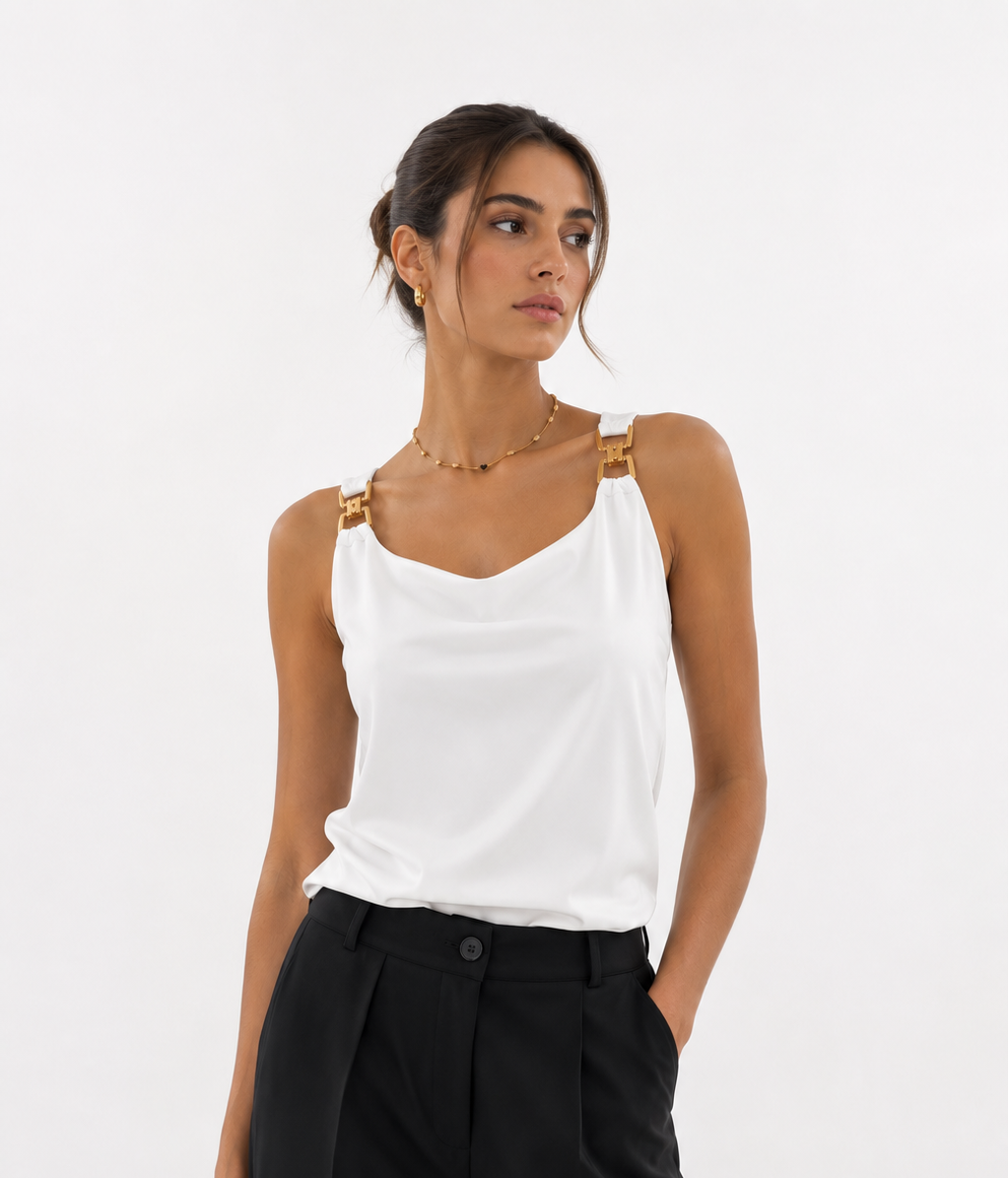 Golden Strap Top ✨