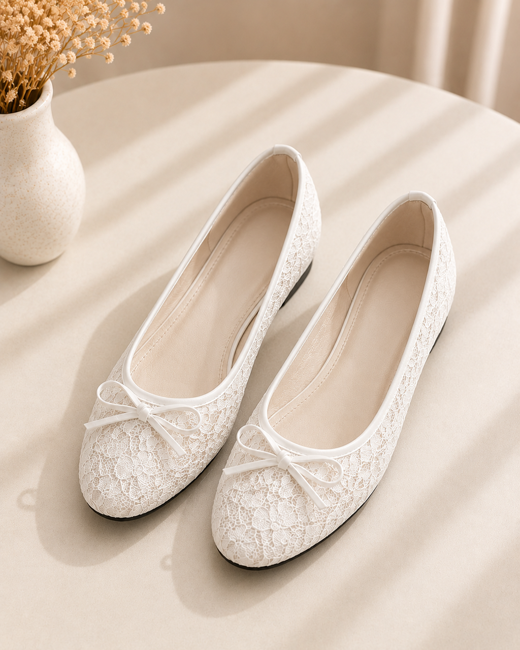 Lace flats