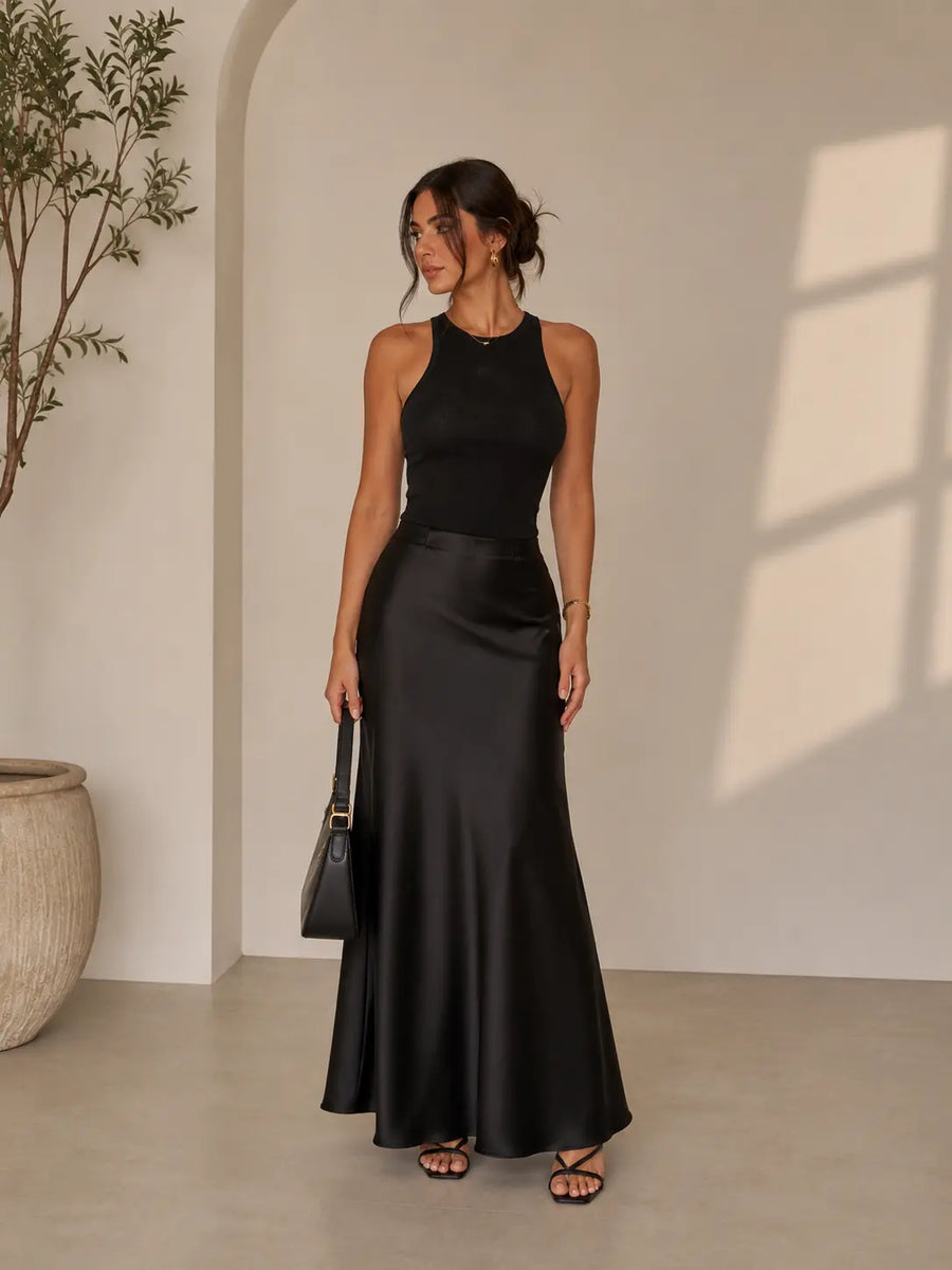Selene Satin Skirt