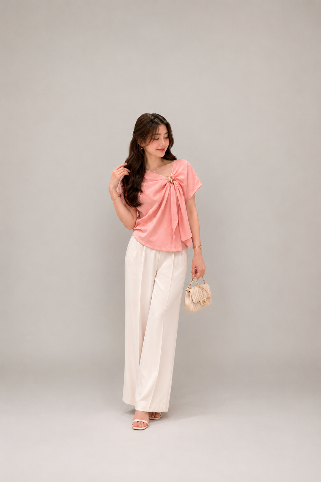 Pearl Drape Top