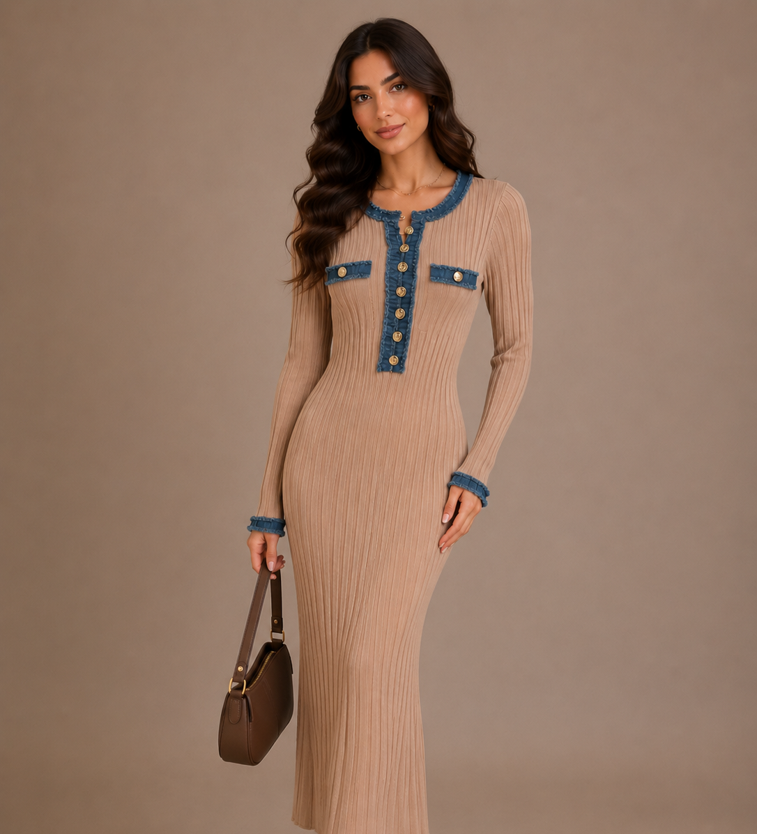 Ribbed Knit Dress