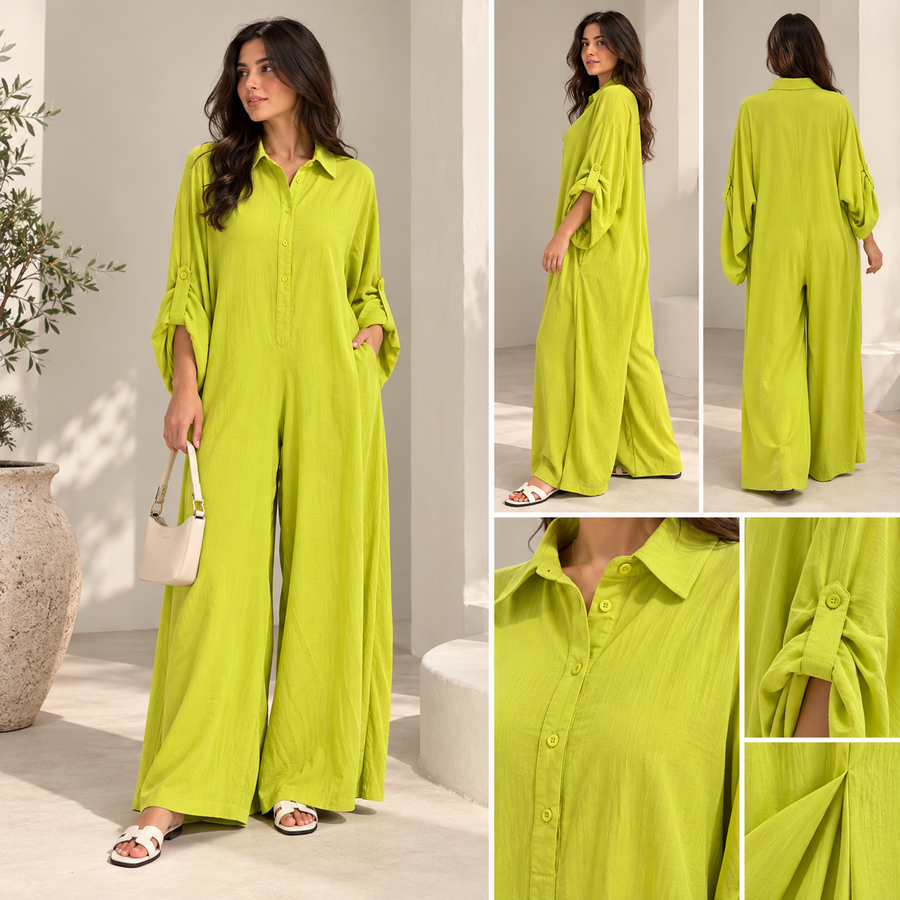 Relaxed Wide-Leg Jumpsuit