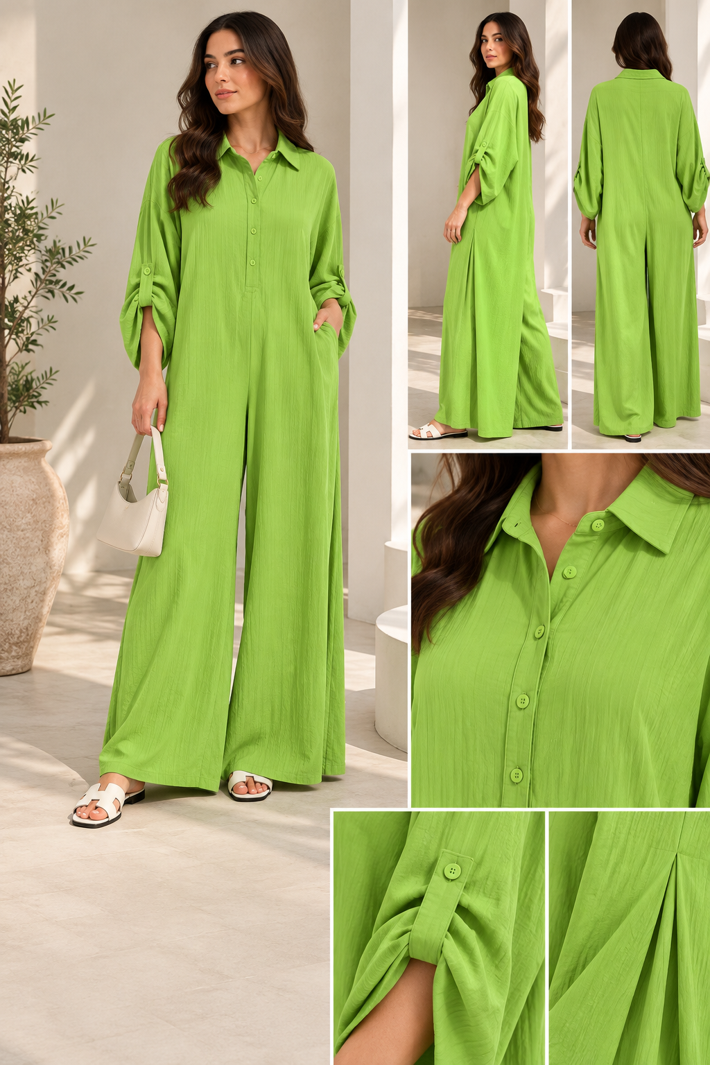 Relaxed Wide-Leg Jumpsuit