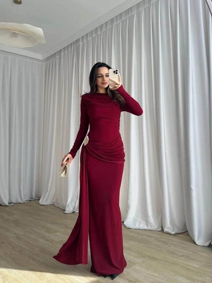 Draped Elegance Dress