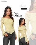 Lace Off-Shoulder Top