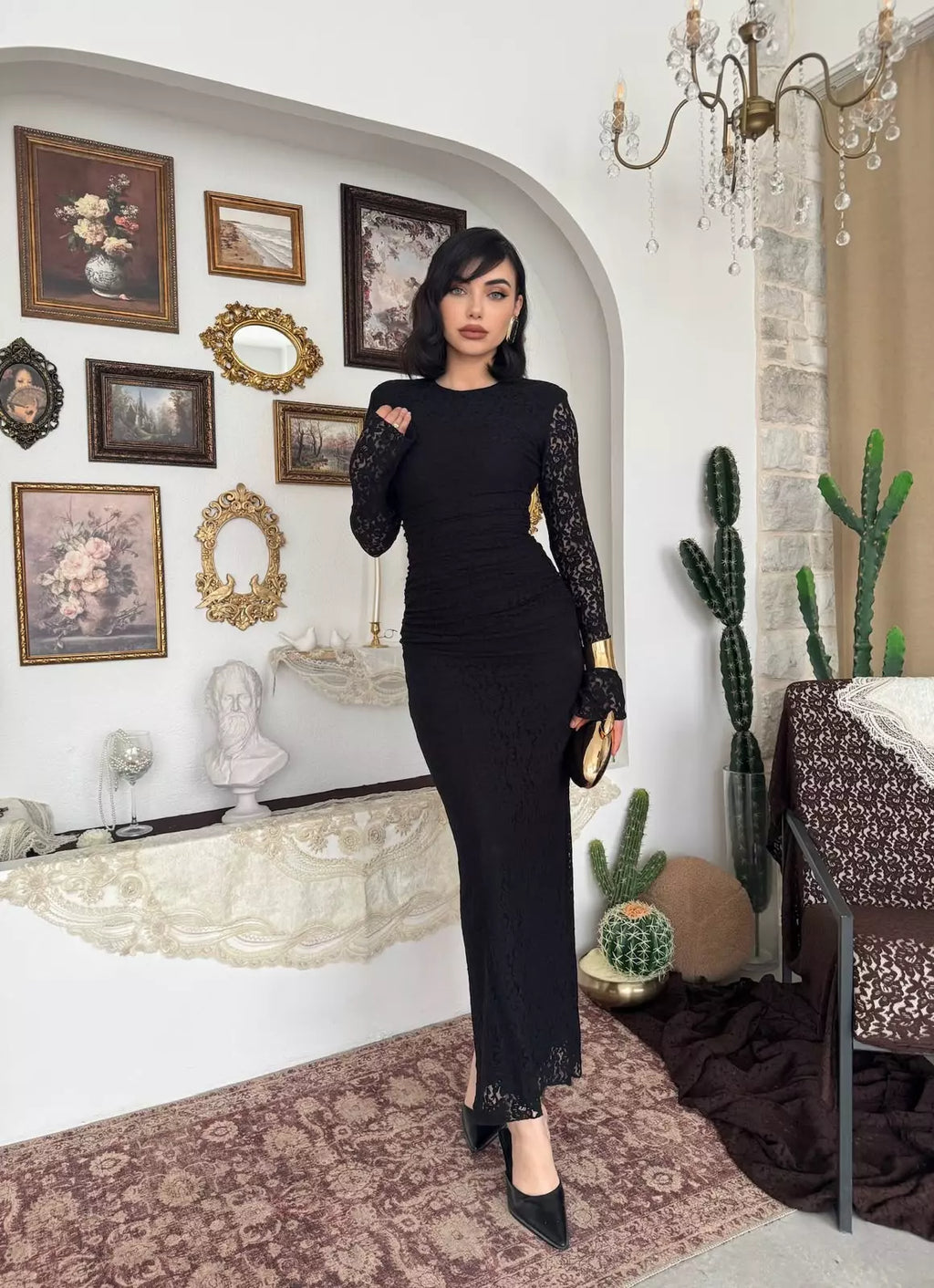 Turkish Vespera Lace Dress