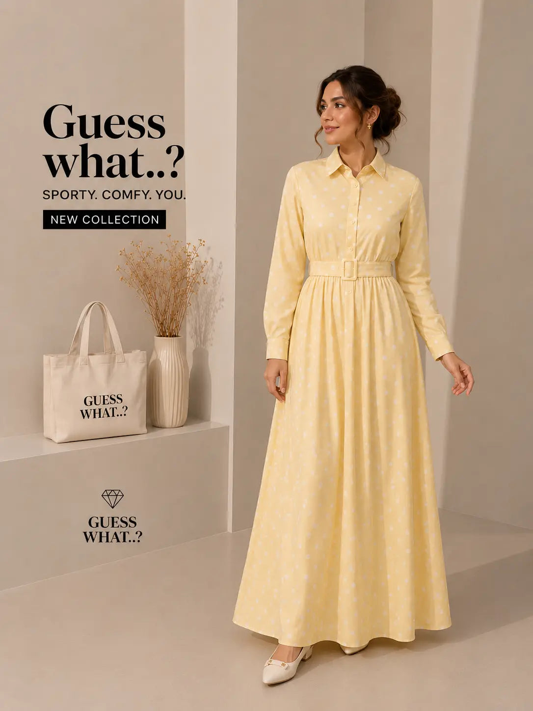 Polka Grace Maxi Dress