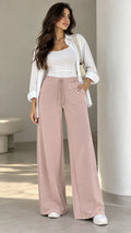 Soft Flow Wide-Leg Pants