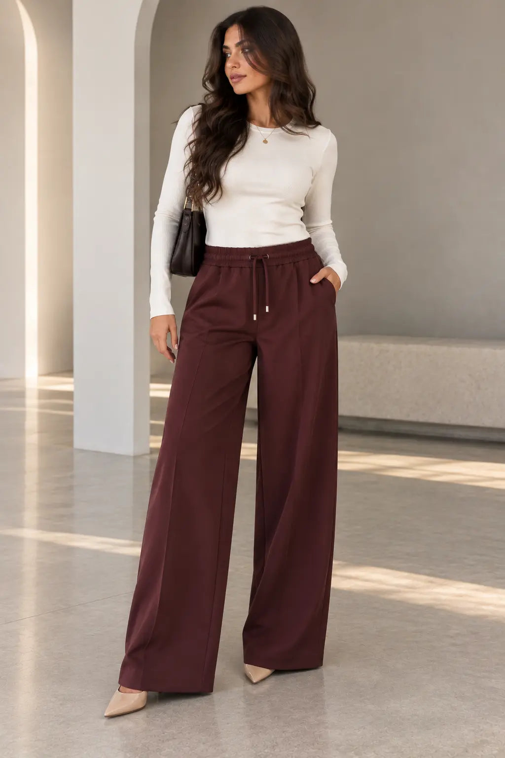 Essential Wide-Leg Pants