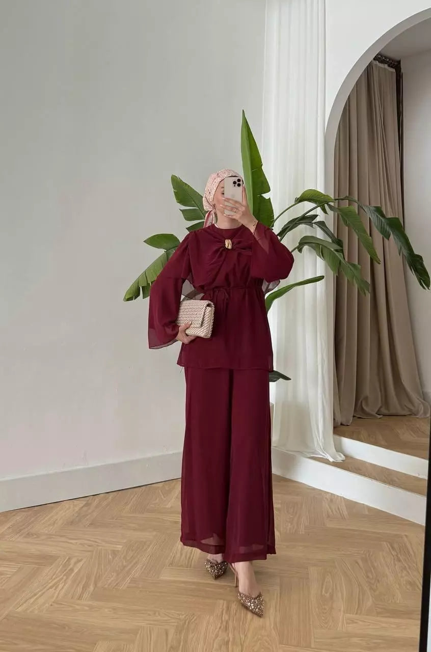 Turkish Draped Co-ord Set