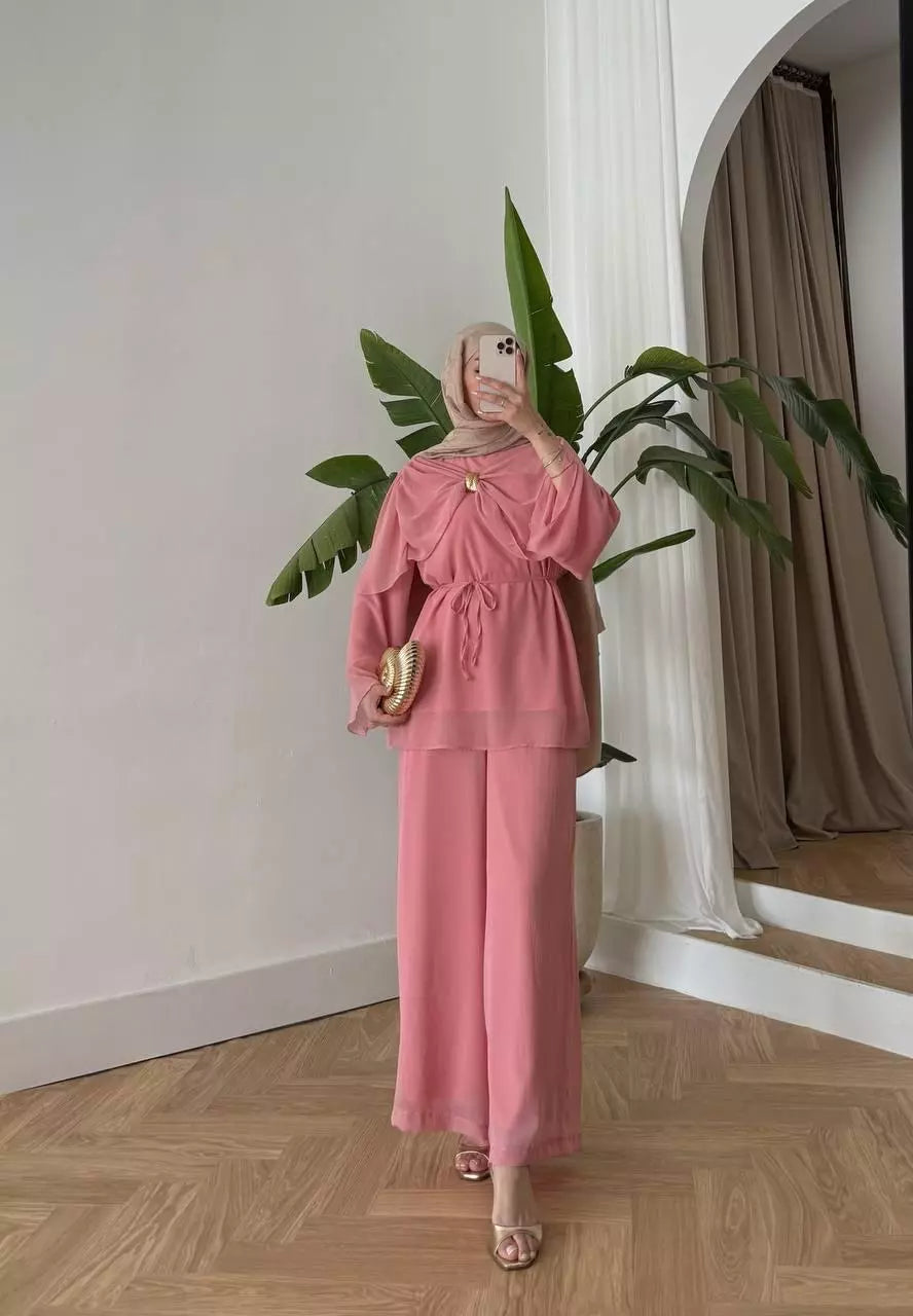 Turkish Draped Co-ord Set