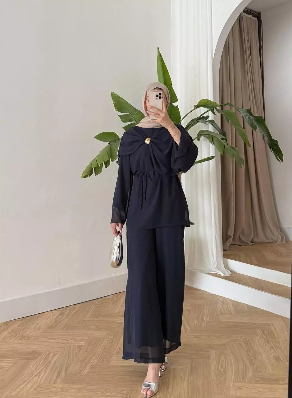 Turkish Draped Co-ord Set